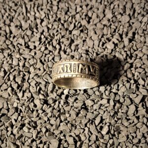 Anglo-Saxon ring from Kent, circa 900 AD.