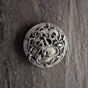 Disc plate brooch from Ål, mid 12th century AD – Silver