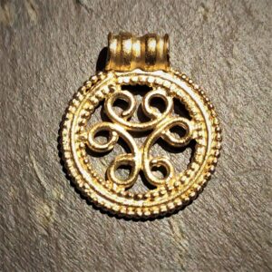 Alemannic pendant from Hüfingen, 6th century AD