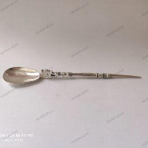 Roman silver spoon from Köngen, Baden Würtemberg, Germany, around 200 to 250 AD.