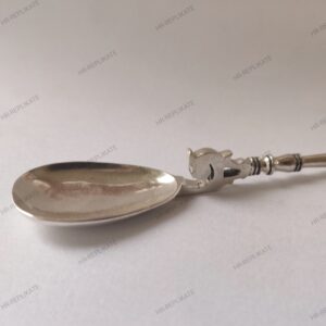 Roman silver spoon from Köngen, Baden Würtemberg, Germany, around 200 to 250 AD.